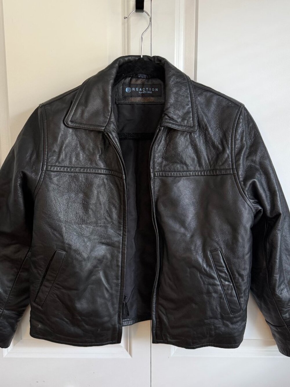 Kenneth Cole Reaction Child's Medium Genuine Leather Jacket